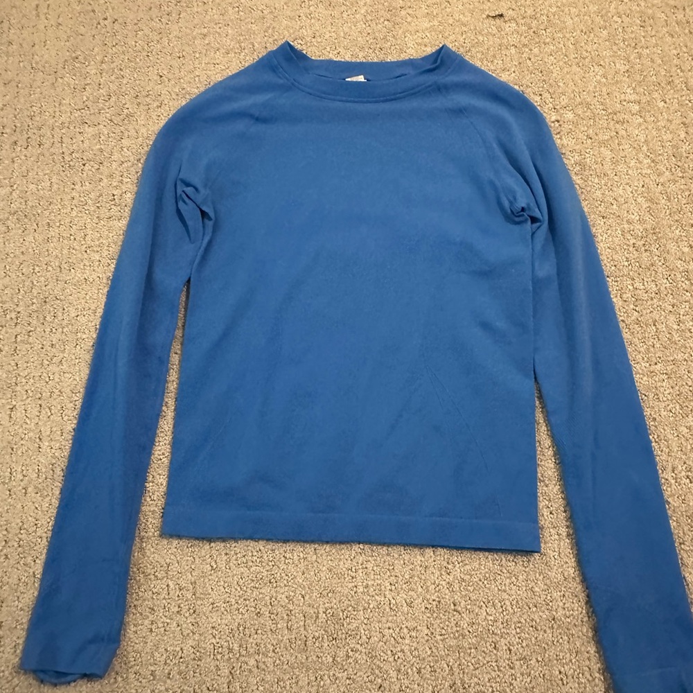 Amazon Women's Long-Sleeve Crewneck Top - Royal Blue